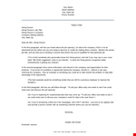 Winning Letter of Interest to Land Your Dream Job example document template