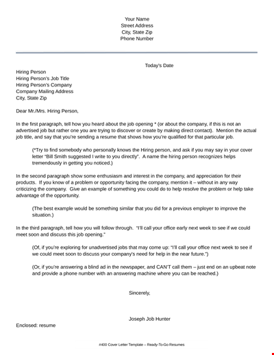 Letter Of Interest