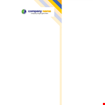 Professional Letterhead Sample Template example document template 