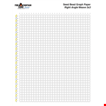 Printable Graph Paper Template | Mountain Grid Design example document template