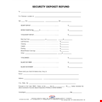 Letter for Returning Security Deposit: How to Request Balance from Owner example document template