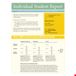 Formal Individual Student example document template