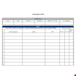 Training Attendance Sign In Sheet Template example document template