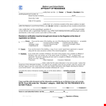 Get Your Proof of Residency Letter Now - Owner and Resident Options - Madison example document template
