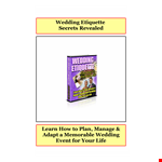 Wedding Gift List Etiquette Template example document template