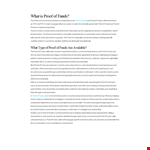 Proof of Funds Letter Template - Generate Verified Account Party Proof example document template 