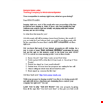 Sales Letter Template - Create Persuasive and Effective Sales Letters | Right People, Johnson example document template