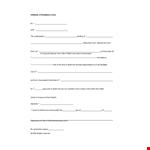 Proof of Residency Letter for Deceased | Confirming Residential Address example document template