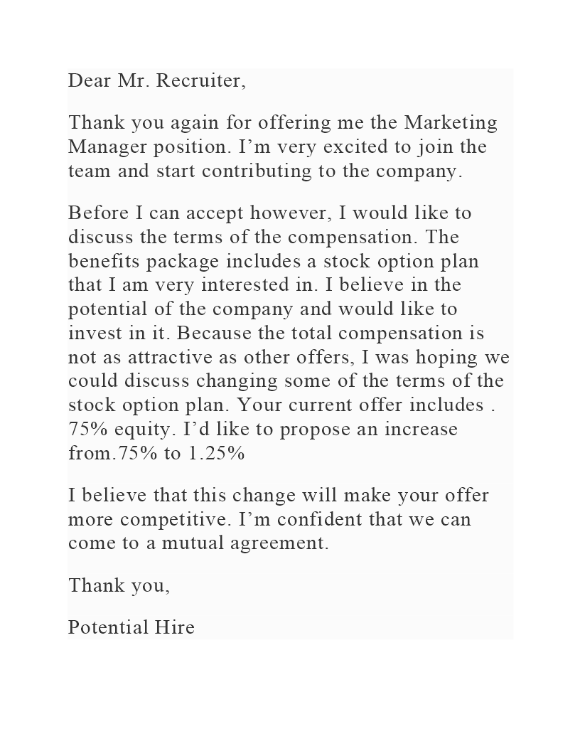 Salary Negotiation Letter: Tips and Templates for Company Salary ...