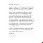 Salary Negotiation Letter: Tips and Templates for Company Salary Negotiation Discussions example document template