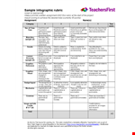 Grading Rubric Template - Organize Your Project and Graphics for Effective Evaluation example document template