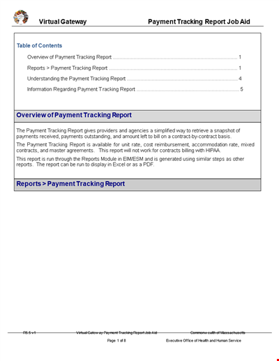 Track Client Payments, Manage Contracts, Generate Reports | Payment Tracking Template