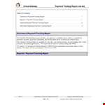 Track Client Payments, Manage Contracts, Generate Reports | Payment Tracking Template example document template