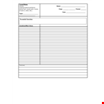Simple Cornell Notes Template Ms Word example document template