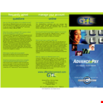Custom Pamphlet Templates for Accounts | AdvancePay & OffenderConnect | Prepaid Options example document template