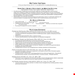 New Business Development Resume - Business Management Healthcare Development example document template