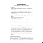 Academic Research Proposal Template - Words for Effective Proposals example document template