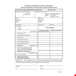 Time And Material Invoice Form example document template