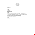 Thank You For The Sales Interview Letter example document template