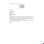 Thank You For The Sales Interview Letter example document template 