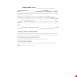 Get Your Child's Consent with Our Parent-Friendly Permission Slip example document template