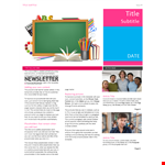 Get Creative with Our Newsletter Template - Click for Inspiration | Aliquam example document template