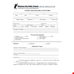 Effective Employee Write Up Form for Administrators, Students, and Parents - Avoid Suspension example document template