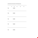 Likert Scale Template example document template