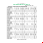 Hourly Payroll Schedule Template example document template