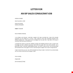 Sales cover letter example example document template