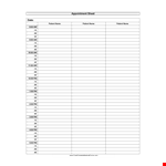 Patient Appointment Sign In Sheet example document template