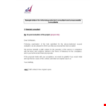 Contract Bid Rejection Letter example document template