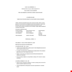 Finance Accounting Manager Resume example document template