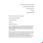 Get your Visa with Ease: Invitation Letter for Smith Family example document template 
