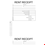Customizable Receipt Template Word for Received Amount example document template