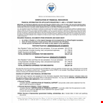 Financial Support: Letter of Support | Expenses, Information, Sponsor example document template