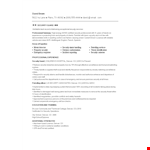 Professional Security Guard example document template