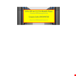 Voucher coupon template example document template