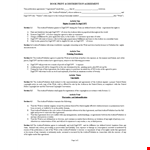 Distribution Agreement Template for Authors and Publishers | Easy to Use and Edit example document template