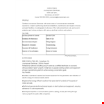 Certified Resume example document template