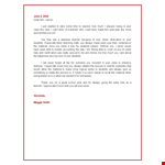 Recognition Letter for Teachers and Students - Always Appreciating Excellence example document template