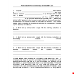 Get Control of Your Healthcare with a Power of Attorney example document template