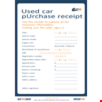 Purchase Receipt Template | Easily Generate Professional Simple Receipts example document template 