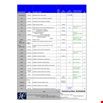Expert Construction Work Templates example document template