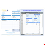 Excel Bakery Invoice Template example document template 