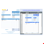 Excel Bakery Invoice Template example document template