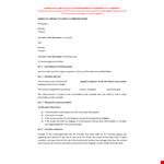 Sublease Contract Sample example document template