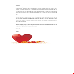 Create a Heartfelt Love Letter with Our Template - Easy to Use example document template 
