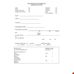 Printable Work Separation Notice | Essential Skills, Department, and Hours example document template