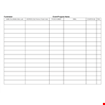 Fundraiser Event Program Template - Email, Charity, Children, Variety example document template